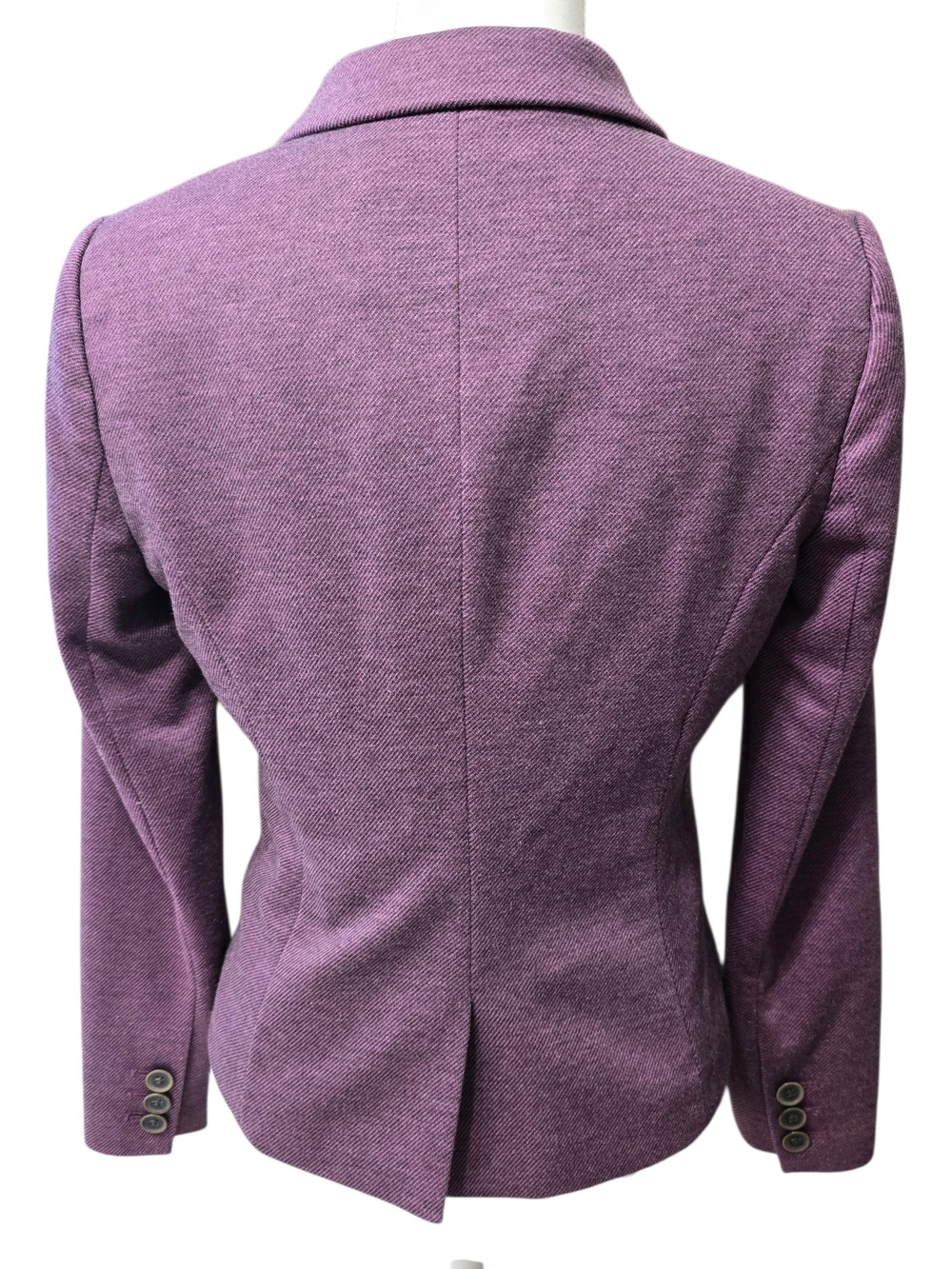 The Limited Plum Single-Button Tailored Blazer Petite M - Picture 3 of 8